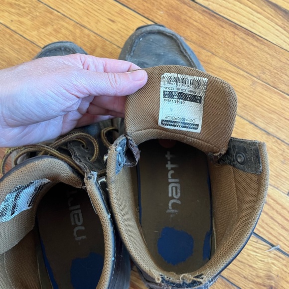 Two pairs of men’s Carhartt works boots